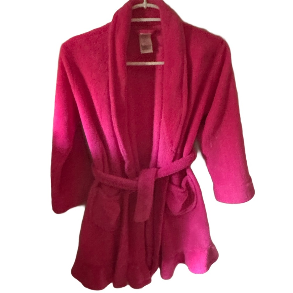 Exhilaration bathrobe, girls size m/m 7/8, pink, great condition, so soft!
